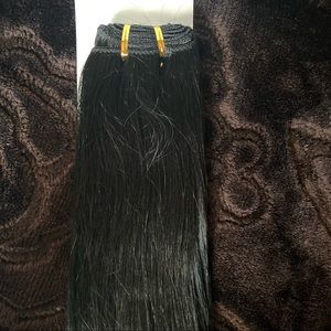 LACED HAIR MACHINE SEWN WEFT EXTENSIONS #1 (BLACK)